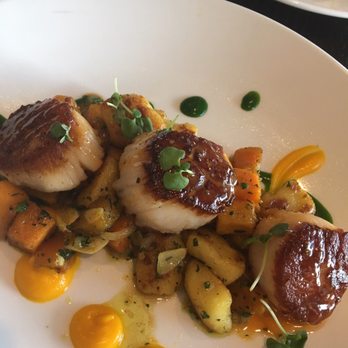 Provision - Scallops with some squash, cilantro, and gnocchi. In other words, amazing. - New American Near Me - Indianapolis, Indiana Provision - Scallops with some squash, cilantro, and gnocchi. In other words, amazing. - New American Near Me - Indianapolis, Indiana