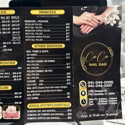 Coco Nails Bar - Services