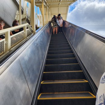 Honolulu Skyline - Escalator - Trains Near Me - Aiea, Hawaii