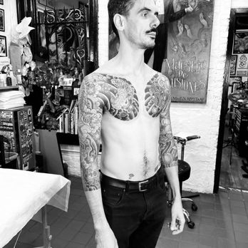 Powerhouse Tattoo - Renan did these Japanese sleeves to chest panel tattoos - Tattoo Near Me - Montclair, New Jersey Powerhouse Tattoo - Renan did these Japanese sleeves to chest panel tattoos - Tattoo Near Me - Montclair, New Jersey