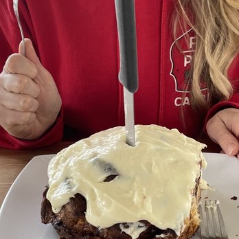 Hash - Giant cinnamon roll - over baked and underwhelming - Breakfast & Brunch Near Me - Olympia, Washington Hash - Giant cinnamon roll - over baked and underwhelming - Breakfast & Brunch Near Me - Olympia, Washington