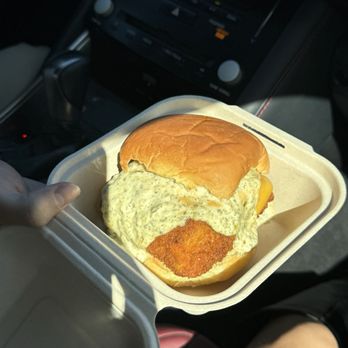 Daybird - Hot Cod Sando (fish sandwich) - Chicken Shop Near Me - Los Angeles, California Daybird - Hot Cod Sando (fish sandwich) - Chicken Shop Near Me - Los Angeles, California