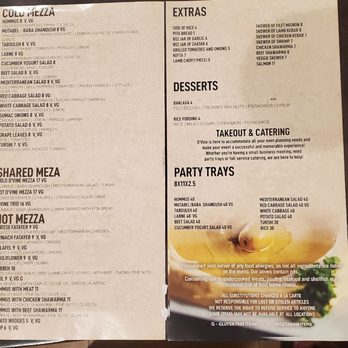 Dvine Mediterranean Experience - Brea - The menu - Mediterranean Near Me - Brea, California