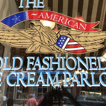 American Old Fashioned Ice Cream Parlor - the sign - Ice Cream & Frozen Yogurt Near Me - Galena, Illinois American Old Fashioned Ice Cream Parlor - the sign - Ice Cream & Frozen Yogurt Near Me - Galena, Illinois