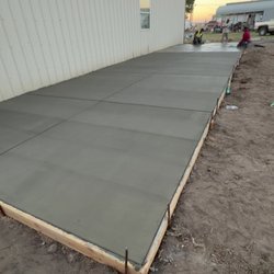 Hustle Construction - Poured this big RV pad! It was definitely a fun one