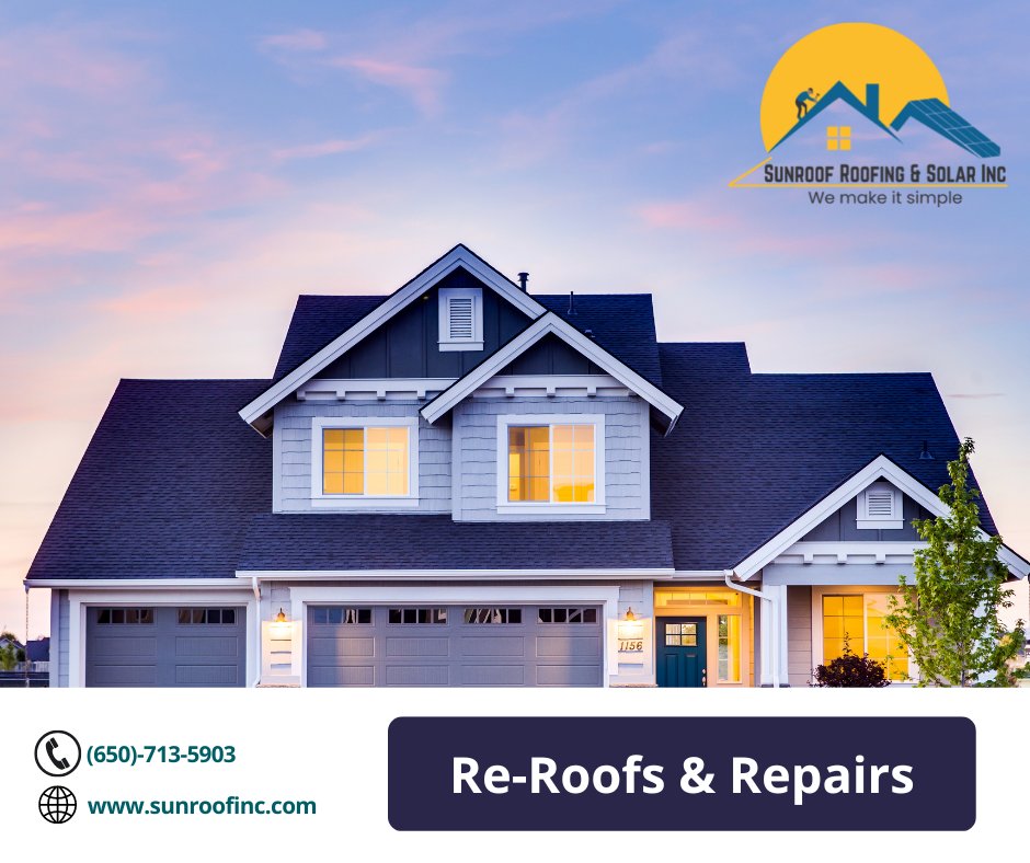 Slide of Sunroof Roofing & Solar