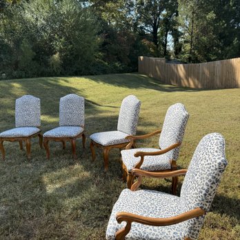 Adaj Perry - 5 REUPHOLSTERED CHAIRS.... - Furniture Reupholstery Near Me Adaj Perry - 5 REUPHOLSTERED CHAIRS.... - Furniture Reupholstery Near Me