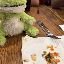 frog eats beautiful birria taco