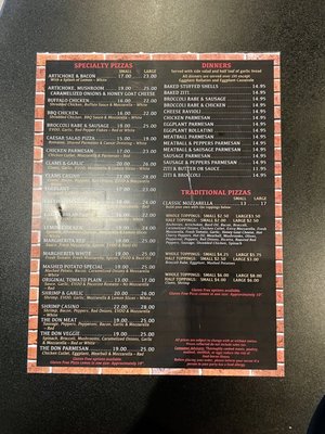 Menu photo 1 New Haven Pizza Place Milford, CT Menu photo 1 New Haven Pizza Place Milford, CT