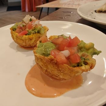 Sabores Tapas Bar - Guacamole plantain cup - Tapas Bars Near Me - Arlington, Virginia Sabores Tapas Bar - Guacamole plantain cup - Tapas Bars Near Me - Arlington, Virginia