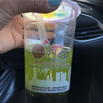 i-Tea - Sad looking kiwi tea- watered down - Bubble Tea Near Me - San Leandro, California