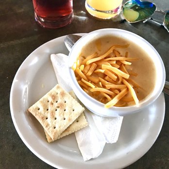 Crossroads Cafe - Soup of the day!  Cheddar Beef - Cafes Near Me - Joshua Tree, California