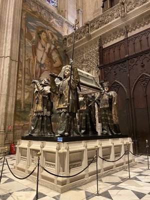 Photo of Cathedral de Sevilla - Seville, SE, ES. Christopher Columbus' tomb