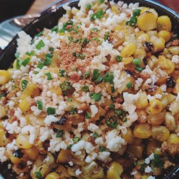 Komodo Miami - Grilled Corn w. White So Butter, Dried Miso & Cotija Cheese - Asian Fusion Near Me - Miami, Florida