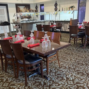 Tandoor Palace - Fewer dining tables upfront, but more surprising area toward the back - Indian Near Me - San Antonio, Texas