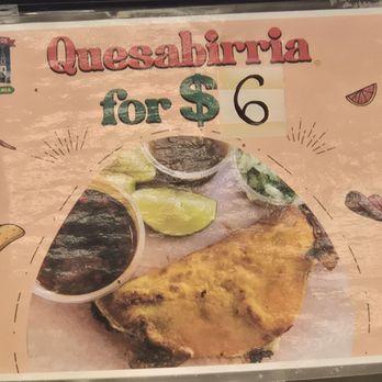 Los Altos Taqueria Mexican - The quesabirria sign - Mexican Near Me - Mountain View, California