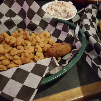 Tropical Trader - Popcorn shrimp with homemade fresh coleslaw and corn on the cob - Seafood Near Me - Panacea, Florida Tropical Trader - Popcorn shrimp with homemade fresh coleslaw and corn on the cob - Seafood Near Me - Panacea, Florida