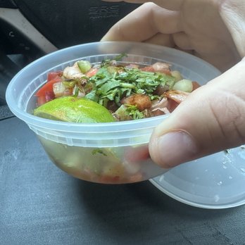 Sinaloense Mariscos & Taqueria - sad excuse for ceviche tostada - Food Trucks Near Me - Salida, California Sinaloense Mariscos & Taqueria - sad excuse for ceviche tostada - Food Trucks Near Me - Salida, California