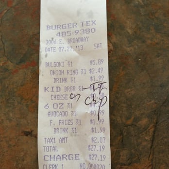 Burger-Tex - Compared to C&D Burger in the same area this place is pretty pricey for two adults and 1 kid. - Fast Food Near Me - Pearland, Texas Burger-Tex - Compared to C&D Burger in the same area this place is pretty pricey for two adults and 1 kid. - Fast Food Near Me - Pearland, Texas