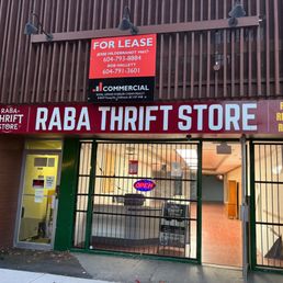 Exterior photo of Raba Thrift Store - Chilliwack, British Columbia Exterior photo of Raba Thrift Store - Chilliwack, British Columbia