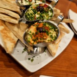 Zara's Mediterranean Kitchen - Hummus sampler
