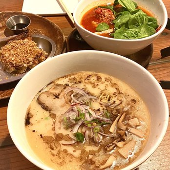 Junpuu - Garlic tonkotsu ramen, tomato ramen, and garlic gyoza. - Ramen Near Me - Honolulu, Hawaii Junpuu - Garlic tonkotsu ramen, tomato ramen, and garlic gyoza. - Ramen Near Me - Honolulu, Hawaii