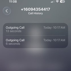 RTG Home Inspections - Call history from this morning
