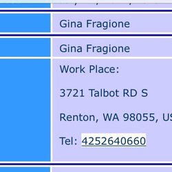 Gina Fragione, PA-C - Part of my exam statement.