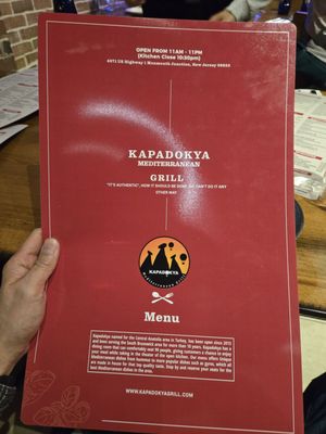 Menu photo 4 Kapadokya Mediterranean Grill Monmouth Junction, NJ Menu photo 4 Kapadokya Mediterranean Grill Monmouth Junction, NJ