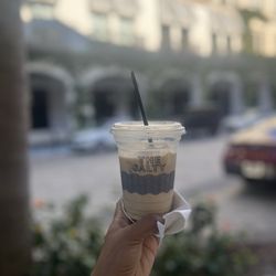 The Salty Donut - Iced vanilla bean latte