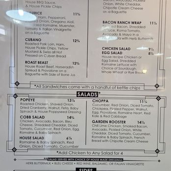 Fitzgerald's Lunch House - Menu - Sandwiches Near Me - Indianapolis, Indiana