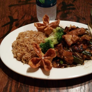 Chopsticks China Bistro - This is Mongolian chicken with Crab Rangoon and egg drop soup - Chinese Near Me - Marietta, Georgia