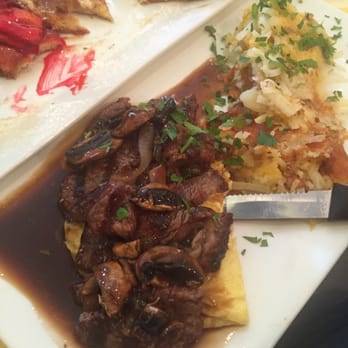 Batter & Berries - Deconstructed steak omelet with these cheese hashbrowns! - Breakfast & Brunch Near Me - Chicago, Illinois Batter & Berries - Deconstructed steak omelet with these cheese hashbrowns! - Breakfast & Brunch Near Me - Chicago, Illinois