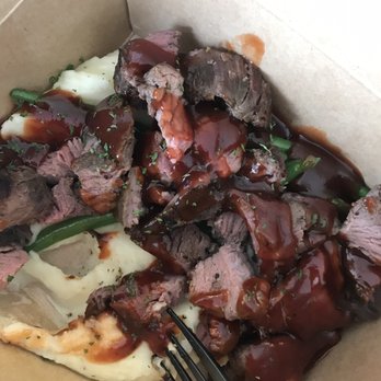 Kitchen Eighty-Eight - Stake Meal with BBQ sauce - Food Trucks Near Me