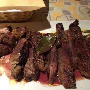 Osteria del Cavaliere - Steak in red wine sauce - Mediterranean Near Me - Rome, RM Osteria del Cavaliere - Steak in red wine sauce - Mediterranean Near Me - Rome, RM