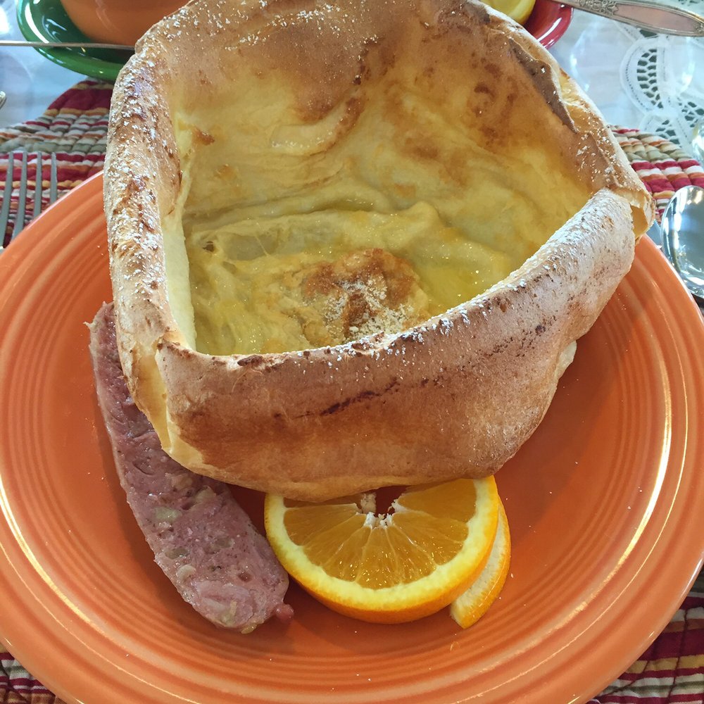 Invited Inn Bed & Breakfast - The delicious breakfast. We also had a cup of fruit and orange juice. - Bed & Breakfast Near Me - Midway, Utah