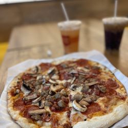 MOD Pizza - Pepperoni and mushroom