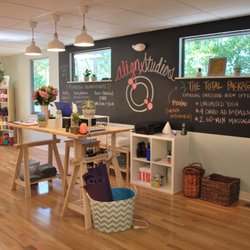 Align Maine - AlignPowerYoga reception area.