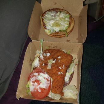 McDonald's - Deluxe McCrispy Meal- The sandwich. This is what it looked like when I opened the box and the sandwich. - Fast Food Near Me - Pleasanton, California