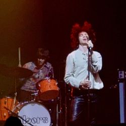 Hobart Art Theatre - Darrian Kenney does a great job portraying Jim Morrison.