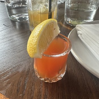The Bungalow Kitchen - Oyster Shooters! Chin, Chin - New American Near Me - Tiburon, California The Bungalow Kitchen - Oyster Shooters! Chin, Chin - New American Near Me - Tiburon, California