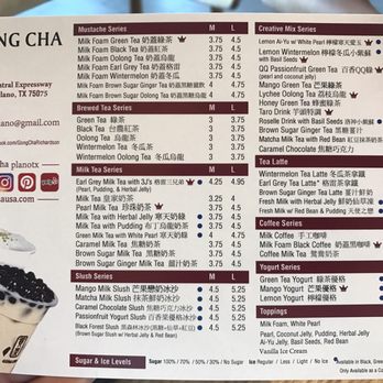 Gong Cha - Bubble Tea Near Me - Plano, Texas