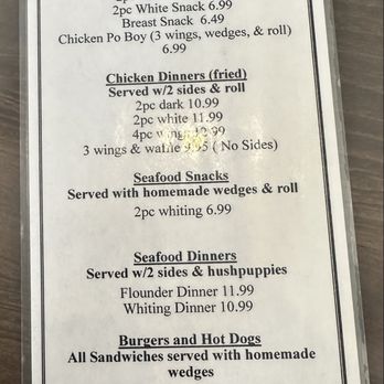Mr. Charles Chicken & Fish - Menu - Soul Food Near Me - Charlotte, North Carolina