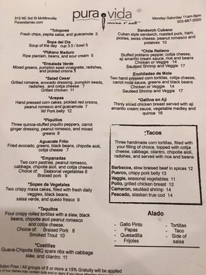Menu photo 8 Pura Vida Cocina Mcminnville, OR Menu photo 8 Pura Vida Cocina Mcminnville, OR