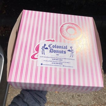 Colonial Donuts - The box of goodies! - Donuts Near Me - Oakland, California