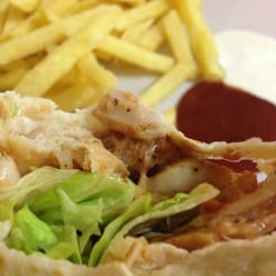 Chicken Quart - Espectaculares los kebabs aquí. :)