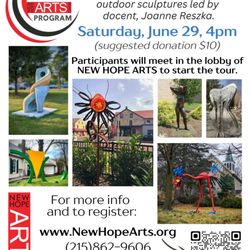 New Hope Art Center - Some of the outdoor sculptures