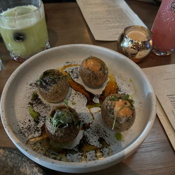Space Cowboy - This seafood balls are out of this world - Cocktail Bars Near Me - Austin, Texas