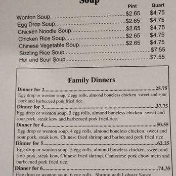 Chee Kong Restaurant - a menu for appetizers - Chinese Near Me - Davison, Michigan