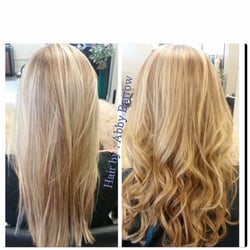 The Color Couture Hair Studio - High and lowlights to make a natural blonde .